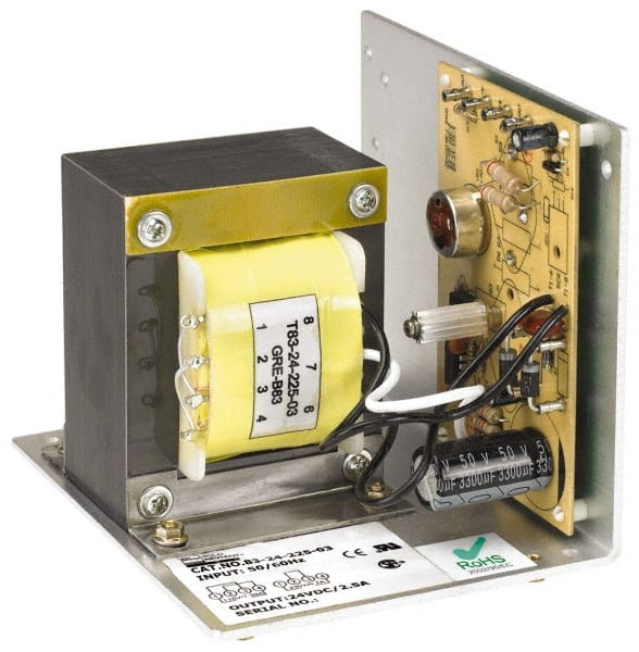 Sola/Hevi-Duty - 60 Watt, 2.50 Amp, 24 V Output, Power Supply - Exact Tooling