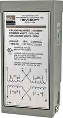 Sola/Hevi-Duty - 120/240 Input Volt, 12/24 Output Volt, 60 Hz, Buck Boost Transformer - 1 Phase, 4 Inch Wide x 3 Inch Deep x 6 Inch High, cULus Listed E77014 - Exact Tooling