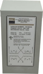 Sola/Hevi-Duty - 120/240 Input Volt, 12/24 Output Volt, 60 Hz, Buck Boost Transformer - 1 Phase, 4 Inch Wide x 4 Inch Deep, cULus Listed E77014 - Exact Tooling