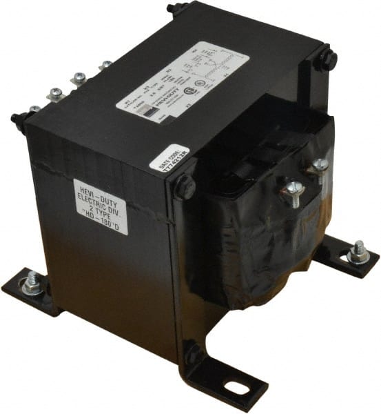 Sola/Hevi-Duty - 1 Phase, 2 kVA, Control Transformer - 2 Input, 1 Output Winding, 60 Hz, 9.13 Inch Deep x 6-1/4 Inch High, 239°F Temp Rise - Exact Tooling