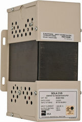 Sola/Hevi-Duty - 240 Volt Max Input, 120 VA, Hardwired Power Conditioner - 120 Volt Output, 4 Inch Wide x 8 Inch High x 5 Inch Deep - Exact Tooling