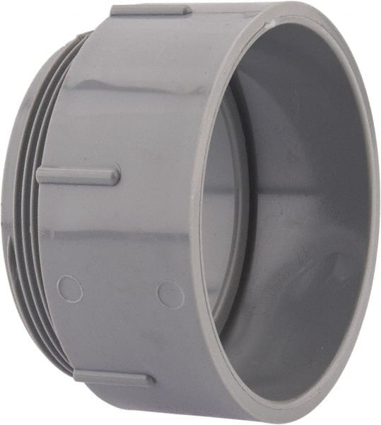 Thomas & Betts - 4" Trade, PVC Threaded Rigid Conduit Male Adapter - Insulated - Exact Tooling