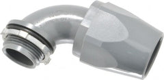 Thomas & Betts - 1" Trade, Thermoplastic Threaded Angled Liquidtight Conduit Connector - Insulated - Exact Tooling