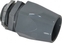 Thomas & Betts - 1" Trade, Thermoplastic Threaded Straight Liquidtight Conduit Connector - Insulated - Exact Tooling