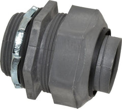 Thomas & Betts - 1-1/4" Trade, Thermoplastic Threaded Straight Liquidtight Conduit Connector - Insulated - Exact Tooling