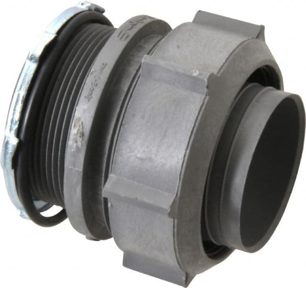 Thomas & Betts - 2" Trade, Thermoplastic Threaded Straight Liquidtight Conduit Connector - Insulated - Exact Tooling