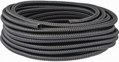 Thomas & Betts - 1/2" Trade Size, 100' Long, Flexible Liquidtight Conduit - PVC, 0.627" ID, Black - Exact Tooling