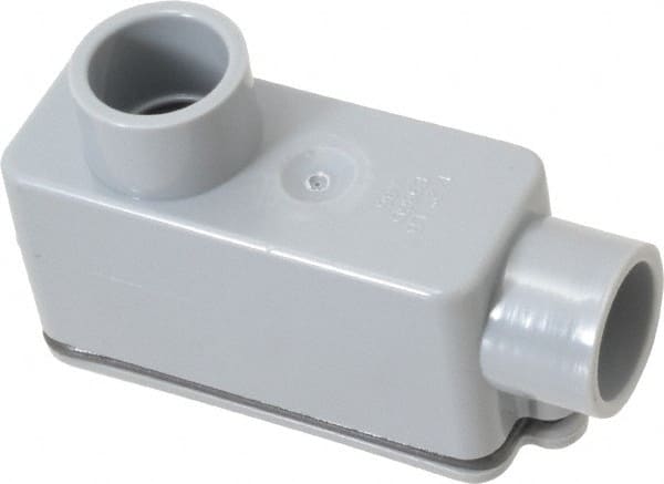 Thomas & Betts - LB Body, 1/2" Trade, IMC, Rigid PVC Conduit Body - Oval, 4-5/16" OAL, 4 cc Capacity - Exact Tooling