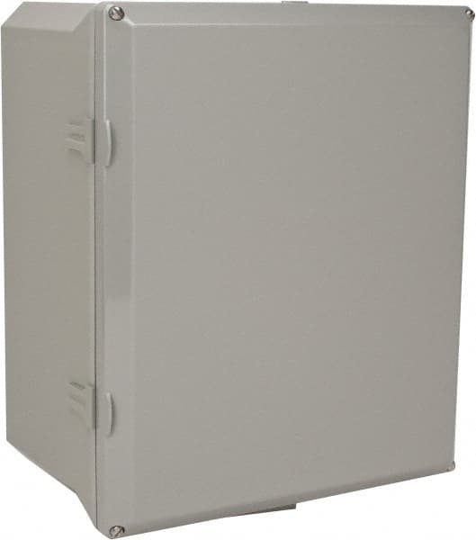 Thomas & Betts - Polycarbonate Standard Enclosure Screw Flat Cover - NEMA 1, 2, 3, 4, 12, 3S, 3SX, 3X, 4X, 10" Wide x 12" High x 6" Deep, Impact Resistant - Exact Tooling
