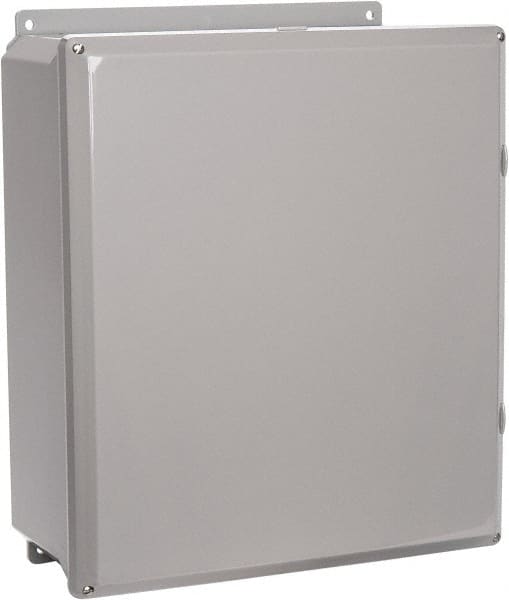 Thomas & Betts - Polycarbonate Standard Enclosure Screw Flat Cover - NEMA 1, 2, 3, 4, 12, 3S, 3SX, 3X, 4X, 14" Wide x 16" High x 6" Deep, Impact Resistant - Exact Tooling