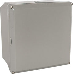 Thomas & Betts - Polycarbonate Standard Enclosure Screw Flat Cover - NEMA 1, 2, 3, 4, 12, 3S, 3SX, 3X, 4X, 8" Wide x 8" High x 4" Deep, Impact Resistant - Exact Tooling