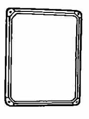 Thomas & Betts - Polycarbonate Standard Enclosure Screw Flat Cover - NEMA 1, 2, 3, 4, 12, 3S, 3SX, 3X, 4X, 12" Wide x 14" High x 6" Deep, Impact Resistant - Exact Tooling