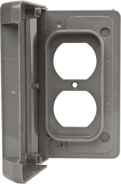 Thomas & Betts - Electrical Outlet Box Polycarbonate Duplex Receptacle Cover - Exact Tooling