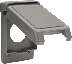 Thomas & Betts - Electrical Outlet Box Polycarbonate Single Receptacle Cover - Exact Tooling