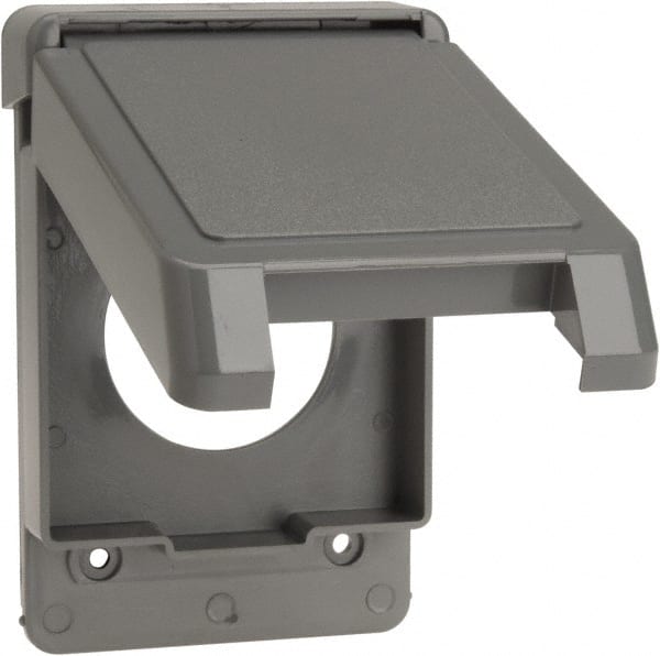 Thomas & Betts - Electrical Outlet Box Polycarbonate Single Receptacle Cover - Exact Tooling