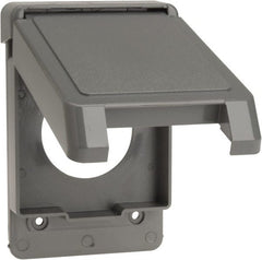 Thomas & Betts - Electrical Outlet Box Polycarbonate Single Receptacle Cover - Exact Tooling