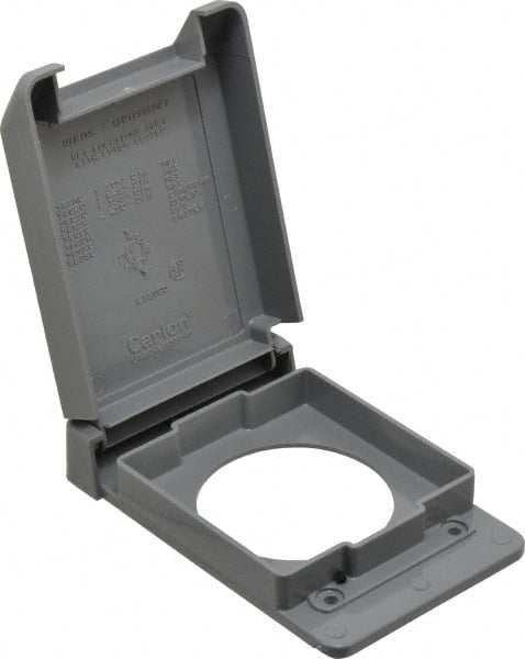 Thomas & Betts - Electrical Outlet Box Polycarbonate Single Receptacle Cover - Exact Tooling