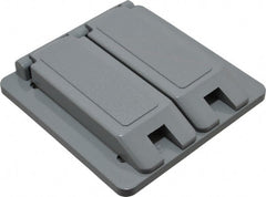 Thomas & Betts - Electrical Outlet Box Polycarbonate Duplex Receptacle Cover - Exact Tooling