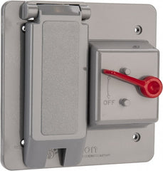 Thomas & Betts - Electrical Outlet Box Polycarbonate Combination Toggle with GFI Cover - Exact Tooling