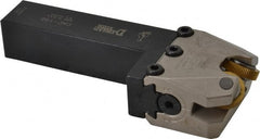 Dorian Tool - 3/4 to 5 Inch Capacity, 1 Inch Wide x 6-3/4 Inch Long Shank, Cut Knurler - 2 Knurls Required, Includes Knurl Wheels, Straight Knurl Pattern, Series R - Exact Tooling