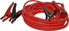 Southwire - 25 Ft. Long, 250 Amperage Rating, Insulated No Shock Sidekick Clamp - Red, 4 Wire Guage - Exact Tooling