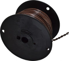 Southwire - 18 AWG, 16 Strand, Brown Machine Tool Wire - PVC, Acid, Moisture and Oil Resistant, 500 Ft. Long - Exact Tooling