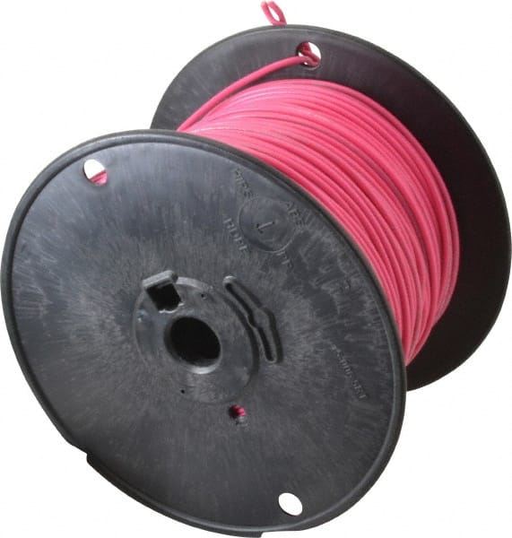 Southwire - 18 AWG, 16 Strand, Pink Machine Tool Wire - PVC, Acid, Moisture and Oil Resistant, 500 Ft. Long - Exact Tooling