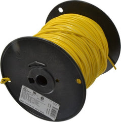 Southwire - 14 AWG, 41 Strand, Yellow Machine Tool Wire - PVC, Acid, Moisture and Oil Resistant, 500 Ft. Long - Exact Tooling