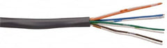 Southwire - 4 Conductor, 24 AWG Telephone Wire - 1,000 Ft., Copper Conductor, Beige, Gray and White PVC Jacket - Exact Tooling