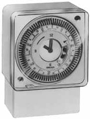 Intermatic - 7 Day Indoor Analog Electrical Timer - 24/120/240 VAC, 50/60 Hz, - Exact Tooling