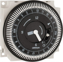 Intermatic - 24 hr Indoor Analog Electromechanical Timer - 15 On/Off per min, 120 VAC, 50/60 Hz, - Exact Tooling