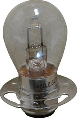 Value Collection - 18 Watt, 6.5 Volt, Incandescent Miniature & Specialty S8 Lamp - Double Contact Prefocus Base, 5 to 49 Equivalent Range, Warm (1,000 to 3,000), Dimmable, 2" OAL - Exact Tooling