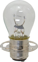 Value Collection - 18 Watt, 6.5 Volt, Incandescent Miniature & Specialty S8 Lamp - Double Contact Prefocus Base, 5 to 49 Equivalent Range, Warm (1,000 to 3,000), Dimmable, 2" OAL - Exact Tooling