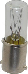 Value Collection - 120 Volt, Incandescent Miniature & Specialty T2-1/2 Lamp - Miniature Bayonet Base - Exact Tooling