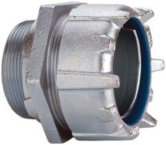 Thomas & Betts - 3" Trade, Steel Threaded Straight Liquidtight Conduit Connector - Noninsulated - Exact Tooling