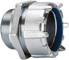 Thomas & Betts - 3" Trade, Steel Threaded Straight Liquidtight Conduit Connector - Insulated - Exact Tooling