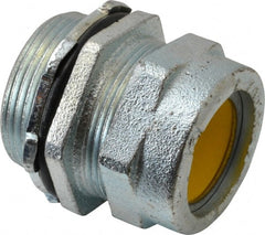 O-Z/Gedney - 0.9 to 1" Cable Capacity, Liquidtight, Straight Strain Relief Cord Grip - 1-1/4 NPT Thread, 1-3/8" Long, Iron - Exact Tooling