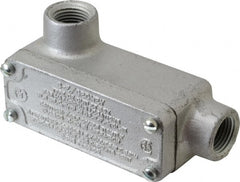 O-Z/Gedney - LL Body, 1/2" Trade, Rigid Malleable Iron Conduit Body - Rectangle, 3.69" OAL, Hazardous Locations - Exact Tooling