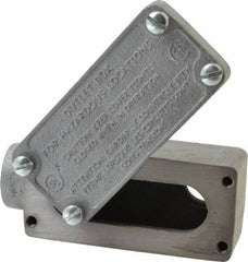 O-Z/Gedney - LB Body, 3/4" Trade, Rigid Malleable Iron Conduit Body - Rectangle, 1" OAL, Hazardous Locations - Exact Tooling