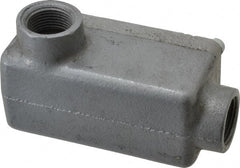 O-Z/Gedney - LR Body, 3/4" Trade, Rigid Malleable Iron Conduit Body - Rectangle, 1" OAL, Hazardous Locations - Exact Tooling