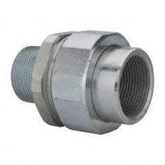 Thomas & Betts - 1-1/4" Trade, Steel Threaded Straight Rigid/Intermediate (IMC) Conduit Male Union - Noninsulated - Exact Tooling