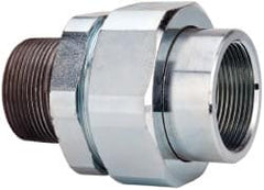 Thomas & Betts - 1-1/2" Trade, Steel Threaded Straight Rigid/Intermediate (IMC) Conduit Male Union - Noninsulated - Exact Tooling