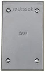 Thomas & Betts - Electrical Outlet Box Aluminum Blank Cover - Includes Gasket & Screw - Exact Tooling