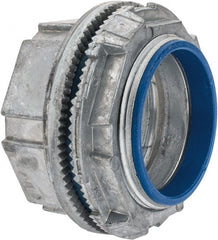 Hubbell Killark - Form Set Screw, T Body, 1-1/4" Trade, EMT Aluminum Conduit Body - Oval, 9-3/16" OAL, 32 cc Capacity - Exact Tooling