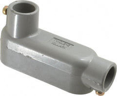 Hubbell Killark - Form Set Screw, LB Body, 3/4" Trade, EMT Aluminum Conduit Body - Oval, 5-3/4" OAL, 7 cc Capacity - Exact Tooling