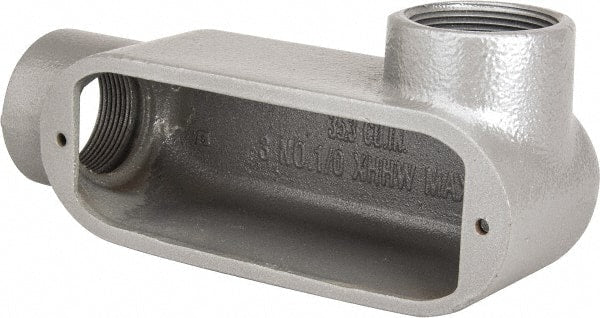 Hubbell Killark - Form 35, LR Body, 1-1/2" Trade, IMC, Rigid Malleable Iron Conduit Body - Oval, 8-1/8" OAL, 31 cc Capacity, Hazardous & Wet Locations - Exact Tooling