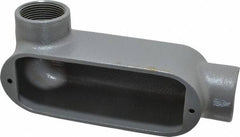 Hubbell Killark - Form 35, LL Body, 1-1/4" Trade, IMC, Rigid Malleable Iron Conduit Body - Oval, 8-1/8" OAL, 32 cc Capacity, Hazardous & Wet Locations - Exact Tooling