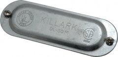 Hubbell Killark - 1" Trade, Steel Conduit Body Cover Plate - Use with Form 35 Conduit Bodies, Form 85 Conduit Bodies - Exact Tooling
