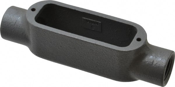 Hubbell Killark - Form 35, C Body, 1/2" Trade, IMC, Rigid Malleable Iron Conduit Body - Oval, 5-3/16" OAL, 4 cc Capacity, Hazardous & Wet Locations - Exact Tooling