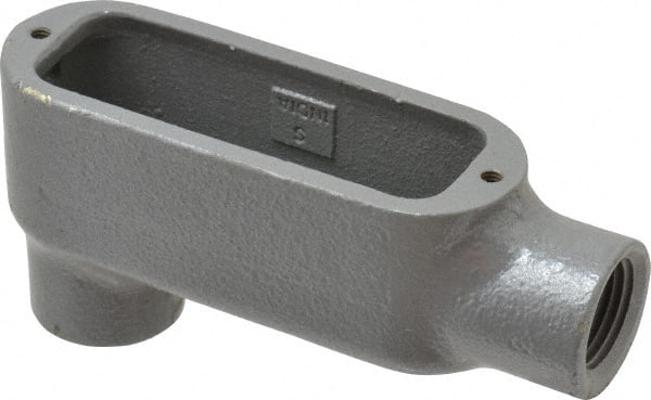 Hubbell Killark - Form 35, LB Body, 1/2" Trade, IMC, Rigid Malleable Iron Conduit Body - Oval, 4-17/32" OAL, 4 cc Capacity, Hazardous & Wet Locations - Exact Tooling
